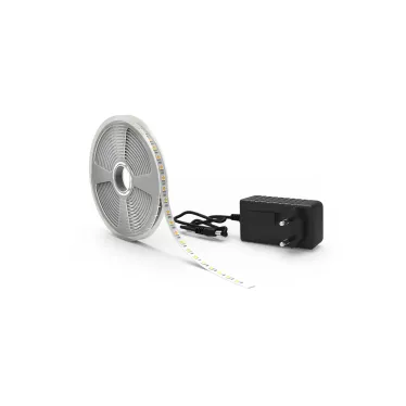 Лента светодиодная LED 5050/60-SMD 10 Вт/м 700 лм/м 4000К DC 12В IP20 10мм комплект лента и драйвер (блистер 5м) Basic Gauss