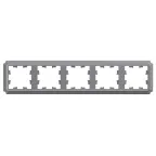                  ATLASDESIGN ANTIQUE 5-постовая рамка, универсальная, СТАЛЬ
               