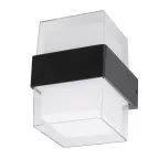 Светильник светодиодный ULU-P26B-2x5W/4000K IP65 BLACK уличный. Архитектурный накладной. Белый свет (4000K). Корпус черный. TM Uniel