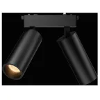 Светильник светодиодный трековый Accent X2 для магнитной системы Galakti 122x26x155 мм 2x9 Вт 3000 K черный CRI»91