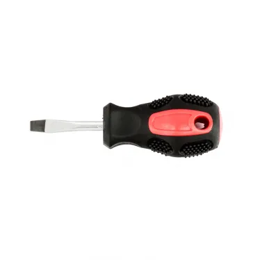 Отвертка Anti-Slip, SL5,0х38 мм, CrV, 2к рукоятка