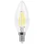 Лампа светодиодная LED 11вт Е14 дневной свеча FILAMENT