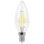 Лампа светодиодная LED 11вт Е14 дневной свеча FILAMENT