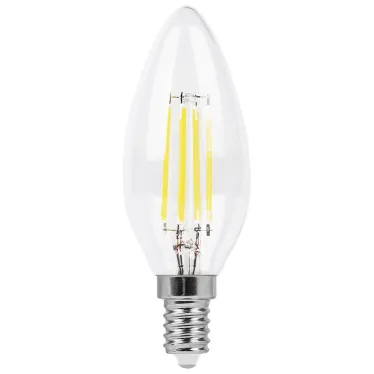 Лампа светодиодная LED 11вт Е14 дневной свеча FILAMENT