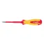 Отвертка Insulated до 1000 В, SL3,0x80 мм, CrMo, 2к рукоятка