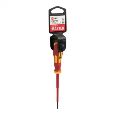 Отвертка Master SL2.5x80 мм 1000В EKF Basic|sl-2.5-80-mas-in|EKF