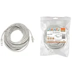 Патч-корд народный U/UTP Cat 5e 4PR 24AWG PVC, литой 15 м, серый | SQ0115-0009 | TDM
