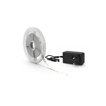 Лента светодиодная LED 2835/60-SMD 6 Вт/м 600 лм/м 4000К DC 12В IP65 8мм комплект лента и драйвер (блистер 5м) Basic Gauss