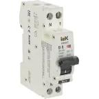                  ARMAT Выключатель автоматический дифференциальный АВДТ B06S 1п+NP B8 30мА тип A (18мм)
               