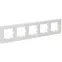 BRITE Рамка 5 постов РУ-5-Бр белый рифленый IEK