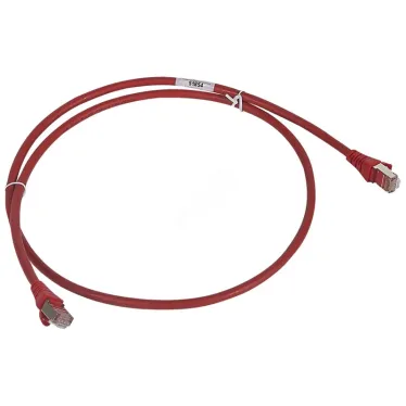 Патч-корд кат.6 F/UTP красный LSZH 3м