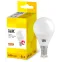 Лампа LED ALFA G45 шар 6Вт 230В 3000К E14 IEK
