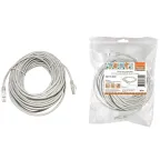                  Патч-корд народный U/UTP Cat 5e 4PR 24AWG PVC, литой 20 м, серый | SQ0115-0010 | TDM
               
