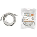 Патч-корд народный U/UTP Cat 5e 4PR 24AWG PVC, литой 3 м, серый | SQ0115-0005 | TDM