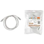 Патч-корд народный U/UTP Cat 5e 4PR 24AWG PVC, литой 1,5 м, серый | SQ0115-0003 | TDM