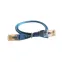 Патч-корд HD RJ 45 категория 6 U/UTP LSZH неэкранированный 0,5 м голубой