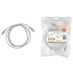 Патч-корд народный U/UTP Cat 5e 4PR 24AWG PVC, литой 2 м, серый | SQ0115-0004 | TDM