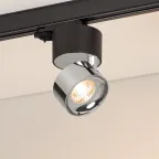 Светильник светодиодный трековый SP-PLURIO-TRACK-4TR-R77-9W Warm3000 (BK-CHR, 36 deg, 230V) (ARL, IP20 Металл, 3 года)