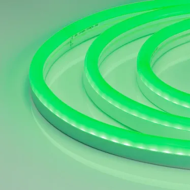 Гибкий неон ARL-NEON-2615GH-SIDE 230V Green (arlight, 8 Вт/м, IP65) | 030860 | Arlight