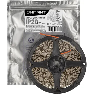 Лента светодиодная OLS-5050RGB30-7.2-IP20-12V 5м