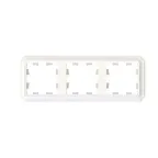                  ATLASDESIGN ANTIQUE 3-постовая рамка, универсальная, ЖЕМЧУГ
               