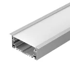 Профиль алюминиевый для светодиодной ленты с экраном S2-LINIA94-F-2500 ANOD+OPAL (ARL, Алюминий) | 021178 |  Arlight