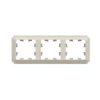 ATLASDESIGN ANTIQUE 3-постовая рамка, универсальная, БЕЖЕВЫЙ