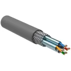                  Витая пара S/FTP кат.6A 4х2х23AWG LSZH серый (305м) | LC1-C6A04-621 | ITK
               