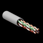                  Кабель витая пара TERACOM PRO Cat.6 U/UTP 4 пары solid 23AWG нг(А)-HF серый упак. 305м | TRP-6UTP-04LSH-GY-IN3 | EKF
               