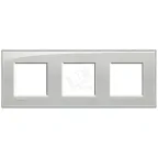 LivingLight Рамка прямоугольная 3 поста Серое небо