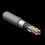                  Кабель витая пара TERACOM Cat.5E F/UTP 4 пары solid внешний цвет черный упак. 305м | TRC-5EFTP-04PE-BK-OUT3 | EKF
               