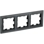                  BRITE Рамка 3 поста РУ-3-БрЧ черный
               