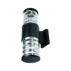                  Светильник уличный, под две лампы Е27. Архитектурный накладной. UUL-S12A 2x60W/E27 IP65 BLACK Корпус черный. TM .
               