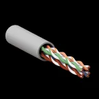 Кабель витая пара TERACOM Cat.5E U/UTP 4 пары solid оболочка PVC цвет серый (упак. 305м) | TRC-5EUTP-04PVC-GY-IN3 | EKF