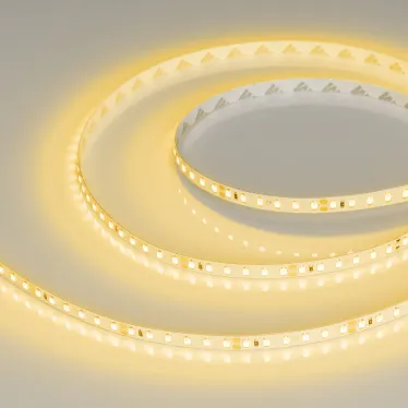 Лента RT-A120-8mm 24V Yellow (9.6 W/m, IP20, 2835, 5m) (, Открытый)