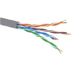                  Витая пара U/UTP 4 пары CAT 5E нг(А)-LSLTx серый коробка 305м
               