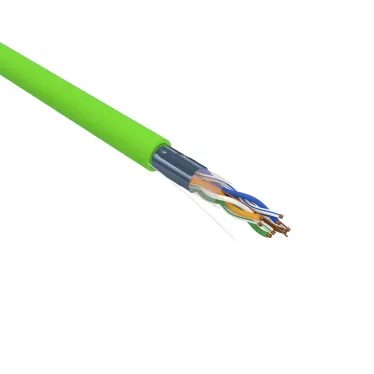 Витая пара F/UTP CAT 6 нг(А)-HFLTx 4х2х0.57мм 23AWG INDOOR SOLID зеленый 305м