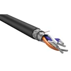 ITK Кабель RS-485 2х2х0,6 нг(А)-HF черный (200м) | RC3-RS485-02-SF-2209 | ITK