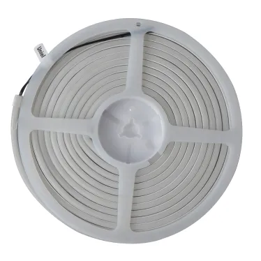 Светодиодная гибкая герметичная лента. NEON ULS-N03-2835-100LED/m-8mm-IP67-DC12V-11W/m-5M-3000K катушка 5м в блистере теплый белый свет 3000K