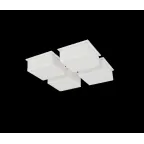                  Светильник светодиодный административный офисный ДВО09-4х6-001 Cube 940
               