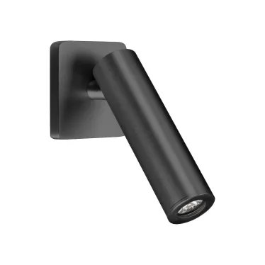 Светильник светодиодный SP-READER-NB-S60x60-3W Warm3000 (BK, 20 deg, 230V) (ARL, IP20 металл, 3 года)