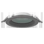                  Светильник светодиодный DL-01 Pro 160 мм 20 Вт 4000 К CRI90 176x51 мм IP65/40 RAL7045 серый муар с защитным силикатным стеклом DALI
               