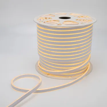 Неонгибкий LED SMD 8х16 мм, двухсторонний, тёплый белый, 120 LED/м, 100 м