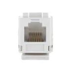                  Механизм розетки компьютерной RJ-45 (упаковка DIY) кат.5е, UTP модуль (8 контакта) (100 шт) LK45 | 856100-1 | Ecoplast
               
