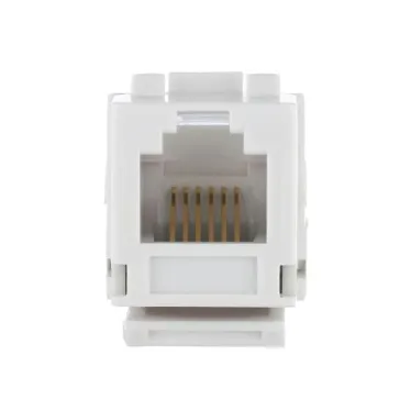 Механизм розетки компьютерной RJ-45 (упаковка DIY) кат.5е, UTP модуль (8 контакта) (100 шт) LK45 | 856100-1 | Ecoplast