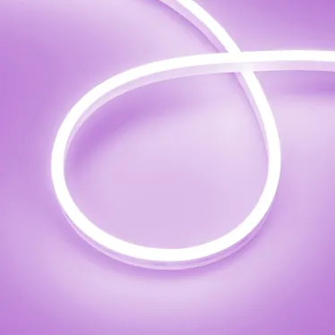Лента герметичная AURORA-PS-A120-12x6mm 24V Purple (10 W/m, IP65, 2835, 5m) (Arlight, Силикон)