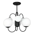                  Светильник "Тефия" 261 черн. (Плафон 8728,8730)НСБ 01-6х40-101 | 1005405126 | Элетех
               