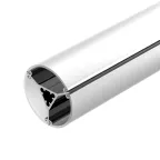 Профиль ROUND-D36-360-2500 ANOD BLACK (ARL, алюминий)