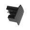 Заглушка торцевая для шинопровода чёрная UFB-C41 BLACK 1POLYBAG