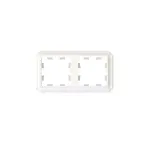                  ATLASDESIGN ANTIQUE 2-постовая рамка, универсальная, ЖЕМЧУГ
               